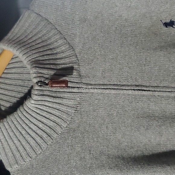 Polo full zip sweater nwot - Picture 2 of 4